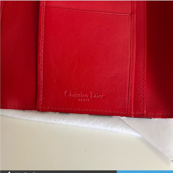 Extremely RARE DIOR (Saddle) Hardcore Canvas Red Leather Large Wallet - Picture 2 of 3
